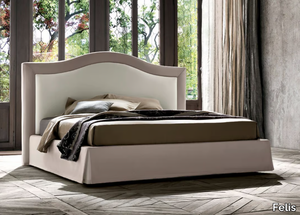 OSCAR - Fabric double bed with upholstered headboard _ Felis