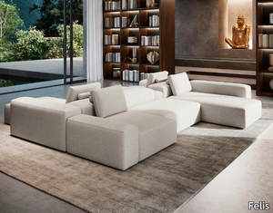 REVERSO - Sectional fabric sofa _ Felis