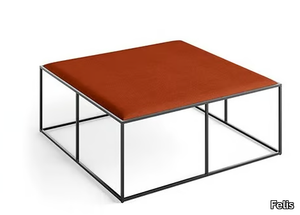 NEMESI - Square metal pouf _ Felis