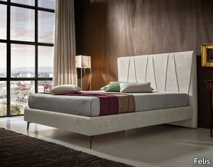 JULIUS - Upholstered fabric double bed _ Felis