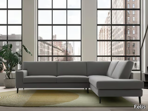 LIAM - Sectional fabric sofa with chaise longue _ Felis