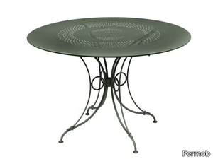 1900 - Round steel garden table _ Fermob