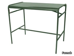 LUXEMBOURG - Rectangular aluminium high table _ Fermob