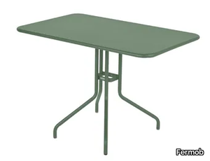 PÉTALE - Rectangular drop-leaf steel garden table _ Fermob