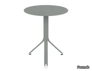 REST'O - Round metal garden table _ Fermob