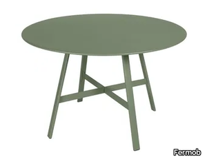 SO’O - Round steel garden table _ Fermob