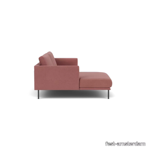 Astin Corner sofa divan - left - Soil Blush - 92