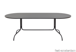 Friday Dining table - Oval - Black