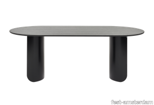 Plateau Dining table - Oval - Black Black