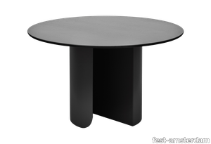 Plateau Dining table - Round - Black Black