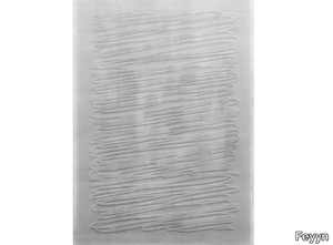 SCRIBBLE GRAPHITE - Handmade rectangular rug _ Feyyn