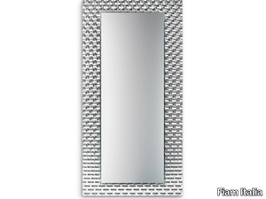 PASHA - Framed wall-mounted mirror _ Fiam Italia