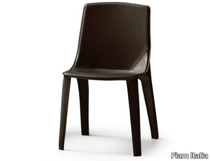 CALLAS - Tanned leather chair _ Fiam Italia