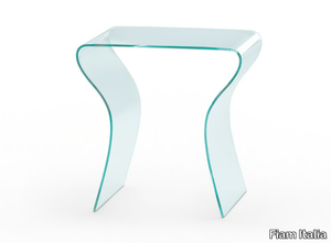 CHARLOTTE DE NUIT - Glass bedside table _ Fiam Italia