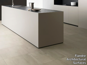 450F HEAT - Indoor/outdoor porcelain stoneware wall/floor tiles with concrete effect _ Fiandre Architectural Surfaces