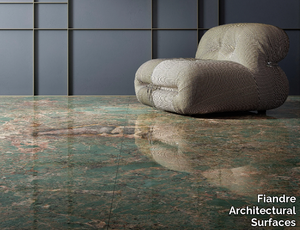 AMAZONITE - Porcelain stoneware wall/floor tiles with marble effect _ Fiandre Architectural Surfaces