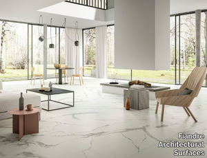 CALACATTA LIGHT - Porcelain stoneware wall/floor tiles with marble effect _ Fiandre Architectural Surfaces