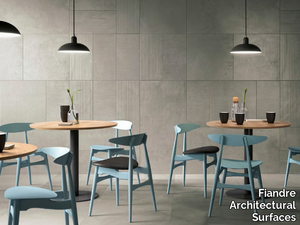 CLOUDY CORE - Porcelain stoneware wall/floor tiles with concrete effect _ Fiandre Architectural Surfaces