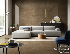 GLAM BRONZE - Porcelain stoneware wall/floor tiles with marble effect _ Fiandre Architectural Surfaces