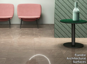 MARBLE LAB - GLAM BRONZE - Porcelain stoneware wall/floor tiles with marble effect _ Fiandre Architectural Surfaces