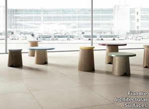 PLAIN CORE - Anti-slip porcelain stoneware wall/floor tiles with concrete effect _ Fiandre Architectural Surfaces