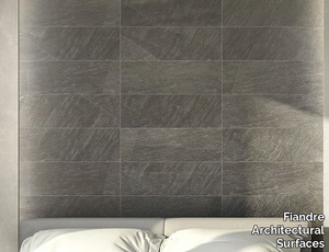 BASALTO MORO ACTIVE - Antibacterial porcelain stoneware wall/floor tiles with stone effect _ Fiandre Architectural Surfaces