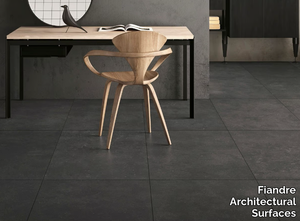 BLACK FJORD - Porcelain stoneware wall/floor tiles with stone effect _ Fiandre Architectural Surfaces