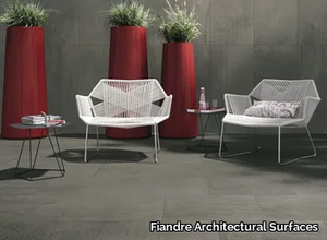 ASHY CORE - Indoor/outdoor porcelain stoneware wall/floor tiles with concrete effect _ Fiandre Architectural Surfaces