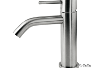 CLEOSTEEL 48 - 4811200 - Countertop single handle stainless steel washbasin mixer without waste _ Fir Italia