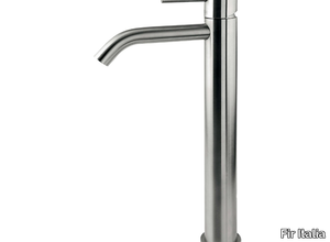 CLEOSTEEL 48 - 4811400 - Countertop single handle stainless steel washbasin mixer without waste _ Fir Italia