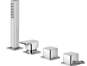 DAILY 44 - 4431514 - 4 hole deck mounted bathtub tap with hand shower _ Fir Italia