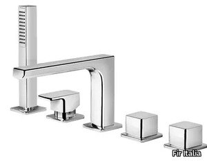 DAILY 44 - 4431414 - Deck mounted 5 hole bathtub tap with hand shower _ Fir Italia