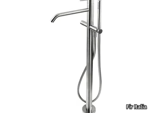 CLEOSTEEL 48 - 4833008 - Floor standing 1 hole bathtub mixer with hand shower _ Fir Italia