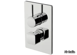 DAILY CUBE 45 - 4550198 - 2 hole shower mixer with diverter with plate _ Fir Italia