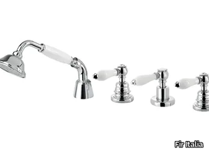 MELROSE 21 - 2147422 - 4 hole bathtub set with hand shower _ Fir Italia