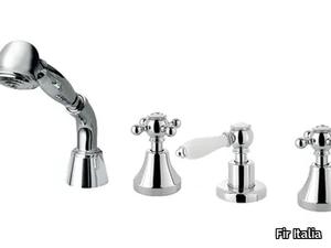 MELROSE 22 - 2247422 - 4 hole bathtub set with hand shower _ Fir Italia