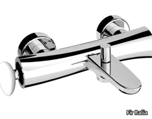 SYNERGY STONE 95 - 9534000 - Wall-mounted brass bathtub mixer with diverter _ Fir Italia