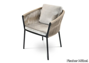 COSMO - Garden chair with armrests _ Fischer Möbel