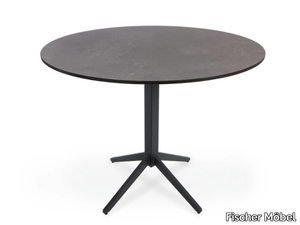 ATLANTIC - Round drop-leaf fm-ceramtop table _ Fischer Möbel