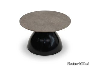 FUNGO SMALL - Round ceramic garden side table _ Fischer Möbel