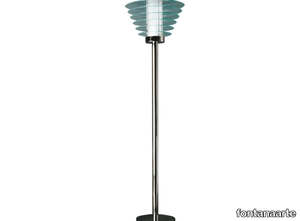 0024 LARGE - Glass and metal floor lamp _ FontanaArte