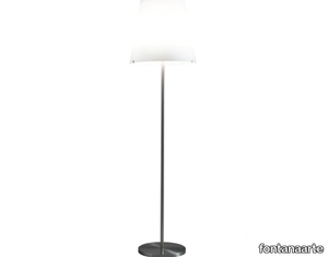 3247 LARGE / MEDIUM - Glass and metal floor lamp _ FontanaArte