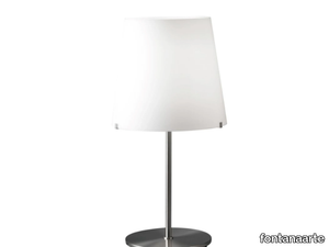 3247TA LARGE / SMALL - Glass and metal table lamp _ FontanaArte