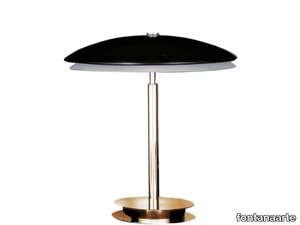 BIS - TRIS - Opal glass and metal table lamp _ FontanaArte