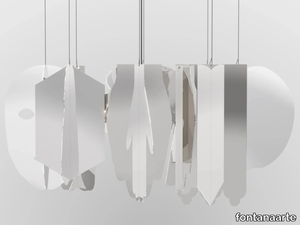 TUTTI - LED metal pendant lamp _ FontanaArte