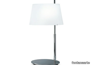 PASSION - Blown glass and metal table lamp _ FontanaArte