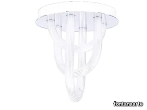 OORT - LED glass ceiling lamp _ FontanaArte