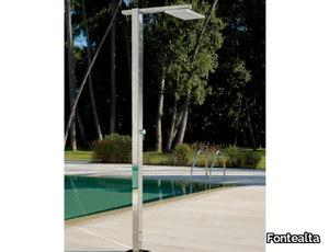 SQUARE Q86.M - Stainless steel outdoor shower _ Fontealta