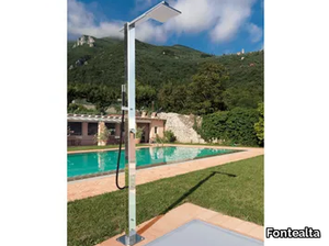 SQUARE Q86.ME - Stainless steel outdoor shower _ Fontealta