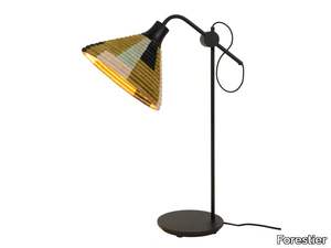 PARROT - LED with swing arm abacá table lamp _ Forestier